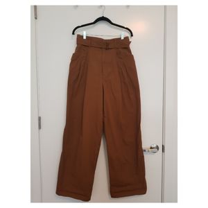 Uniqlo U Hig Waist Two Tucked Pants